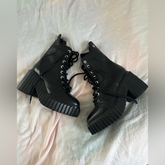 AGL platform ankle boots